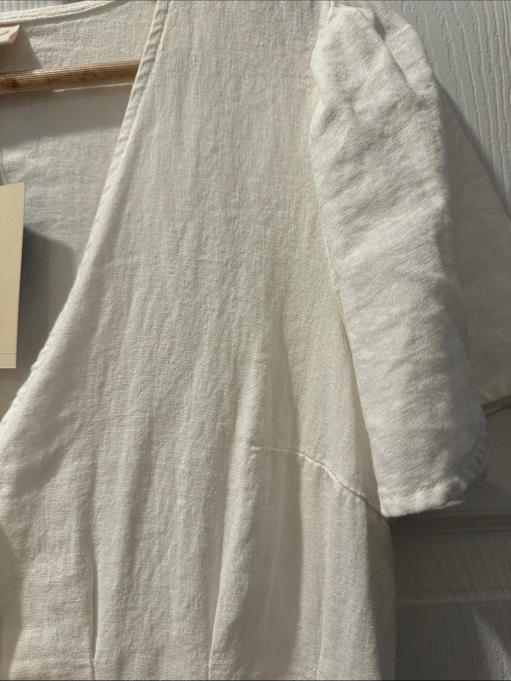 Universal Thread white Button-Front V-Neck Mini Dress - Picture 4 of 7